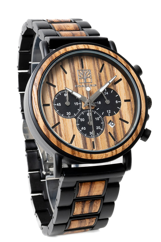 Forest wooden watch