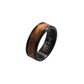 Tungsten and whiskey wood ring