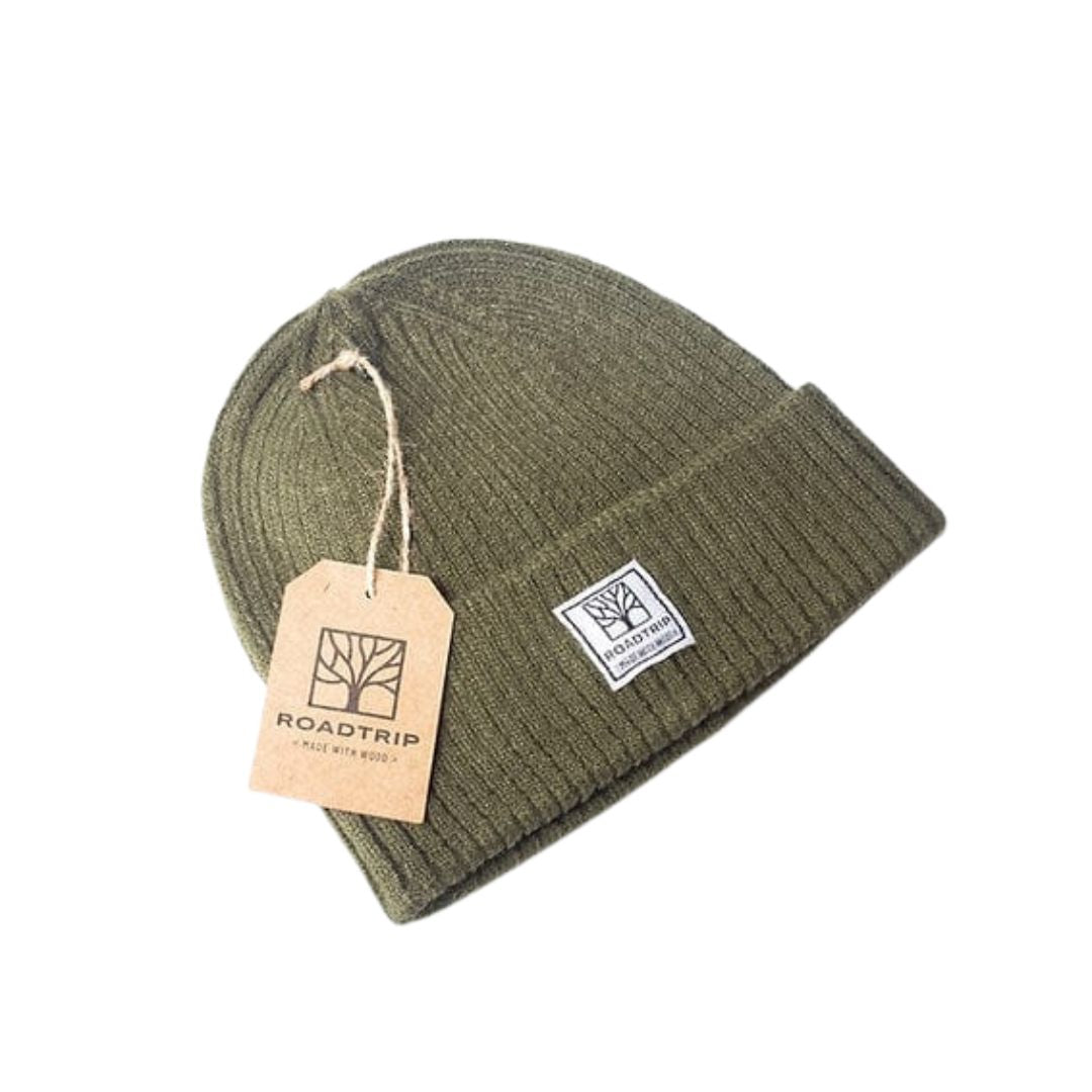 Acrylic beanie (fishman) khaki