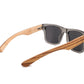 Roadtripmadewood Lunettes de soleil Lunette de soleil Roadtrip transparent en bois