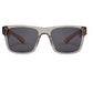 Roadtripmadewood Lunettes de soleil Lunette de soleil Roadtrip transparent en bois