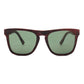 Roadtripmadewood Lunettes de soleil Lunette de soleil Woodman rouge en bois